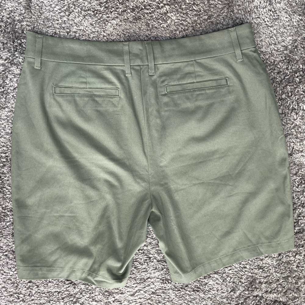 Croft & Barrow Olive Green cotton blend stretch Shorts women’s size 12 - Picture 4 of 12